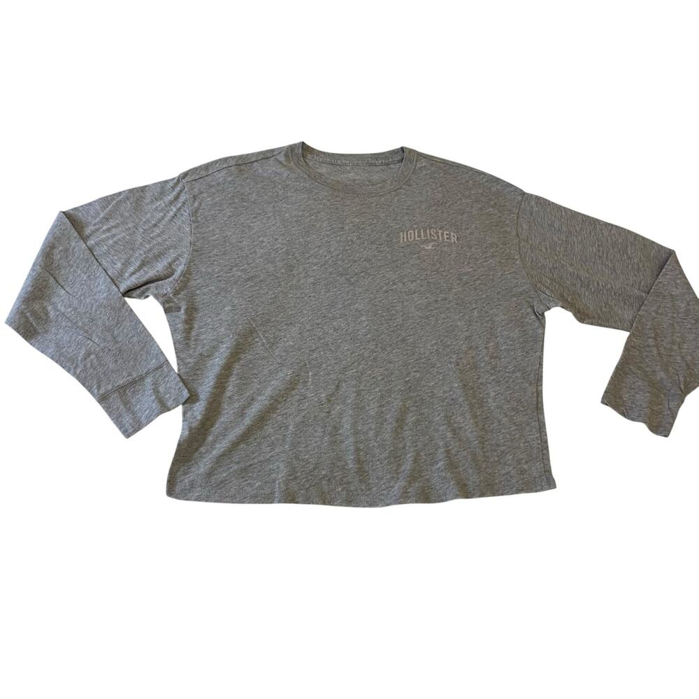 Hollister Sleep Lightweight Long Sleeve T-Shirt Size Small in Gray Comfy Lounge